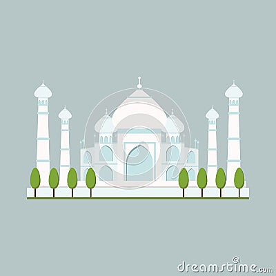 Cathedral churche temple building Vector Illustration