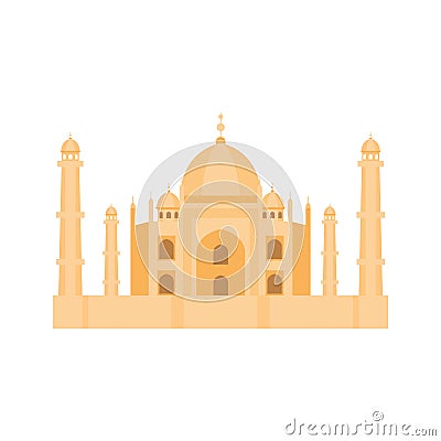 Cathedral churche temple building Vector Illustration