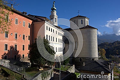 The cathedral of the city of Belluno Stock Photo