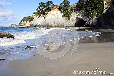 Cathedral Cove Stock Photo