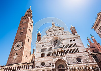 Cathedral of Cremona, Lombardy, Italy Stock Photo
