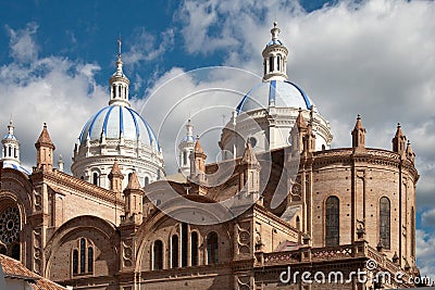 Cathedral of Cuenca, Ecuador Stock Photo