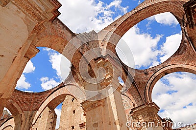 Cathedral de Santiago is a Roman Catholic church, Antigua Guatemala Stock Photo