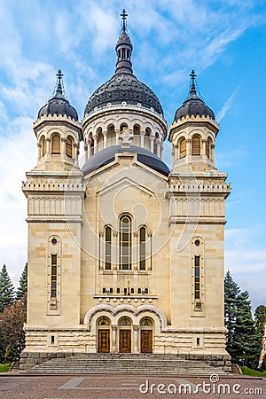 Cathedral Dormition of Theotokos in Cluj - Napoca ,Romania Stock Photo