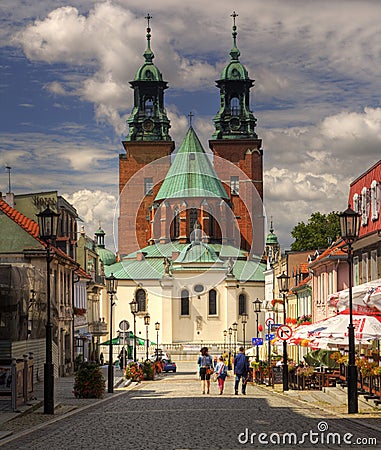 Cathedral in Gniezno Editorial Stock Photo