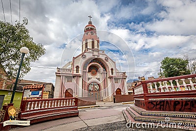 Cathedral in Huaraz, Peru, South America Stock Photo