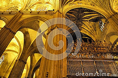 Cathedral interiors Stock Photo