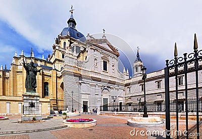 Cathedral, Madrid, Spain Editorial Stock Photo