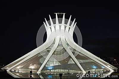 Cathedral Metropolitana Nossa Senhora Aparecida Editorial Stock Photo