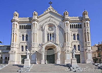 Cathedral of Reggio Calabria Stock Photo