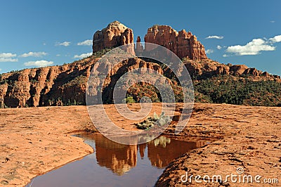 Cathedral Rock Stock Photo