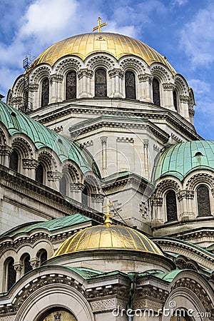 Cathedral Saint Aleksandar Nevski Stock Photo