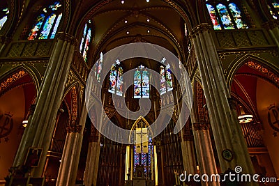 Cathedral of Saint Helena in Montana Editorial Stock Photo