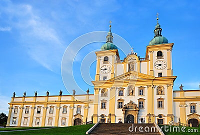 Basilica of the Visitation of the Virgin Mary Stock Photo