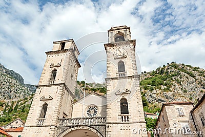 Cathedral of Saint Tryphon Stock Photo