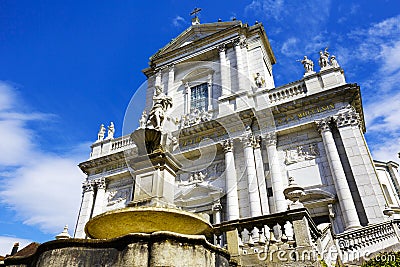 Cathedral of Saint Ursus in Solothurn, Switzerland Editorial Stock Photo