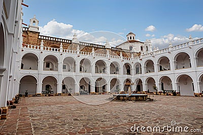 Cathedral San Felipe Neri Monastery at Sucre, Bolivia Editorial Stock Photo