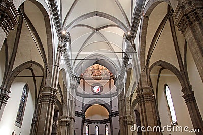Cathedral Santa Maria del Fiore in Florence Editorial Stock Photo