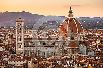 Cathedral Santa Maria del Fiore in Florence Stock Photo