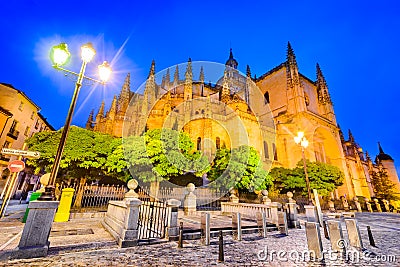 Cathedral of Segovia in Castilla y Leon, Spain