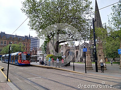 Cathedral Sheffield Editorial Stock Photo