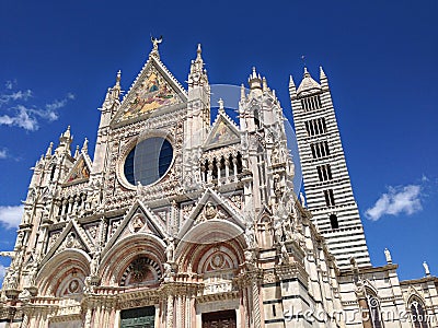 Cathedral of Siena. Stock Photo