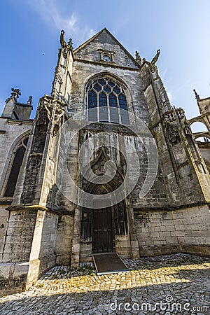 Cathedral of St John the Baptist, Chaumont, France Stock Photo