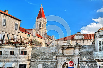 The Cathedral of St. Lawrence in Trogir, Croatia Stock Photo