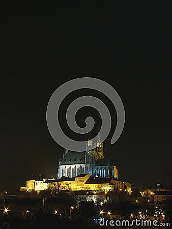 Cathedral of St. Peter and Paul Czech Republic Stock Photo