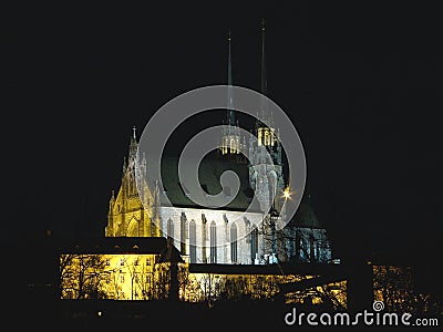 Cathedral of St. Peter and Paul Czech Republic Stock Photo