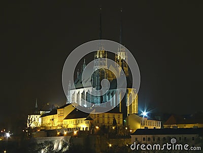 Cathedral of St. Peter and Paul Czech Republic Stock Photo