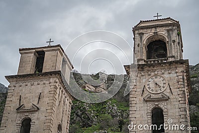 Cathedral of St Tryphon and Chapel of Our Lady of Salvation Stock Photo