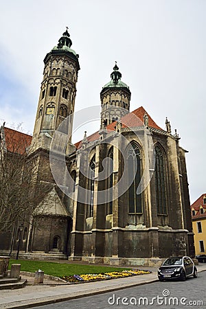 Cathedral of Sts Peter and Paul Dom in Naumburg Editorial Stock Photo