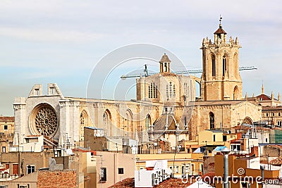 Cathedral of Tarragona, Catalonia, Spain Stock Photo