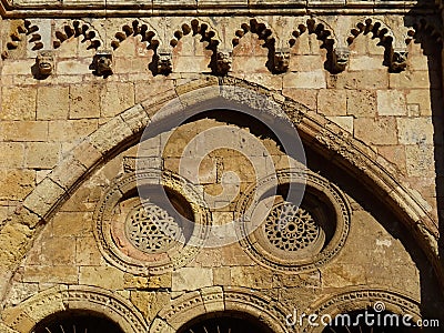 Cloister of the Cathedral of Tarragona. Spain. Stock Photo