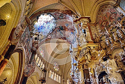 Cathedral of Toledo, Spain Editorial Stock Photo