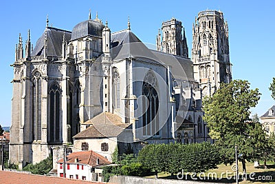 Cathedral in Toul, Lorraine, France Stock Photo