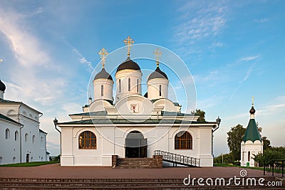 Cathedral of the Transfiguration in the Murom Spaso-Preobrazhensky Monastery Editorial Stock Photo