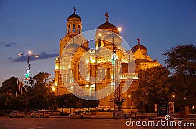 Cathedral Varna, Bulgaria Editorial Stock Photo