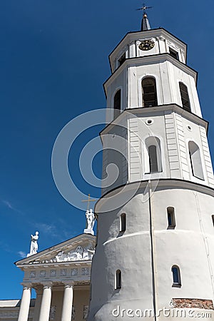 The Cathedral of Vilnius Editorial Stock Photo