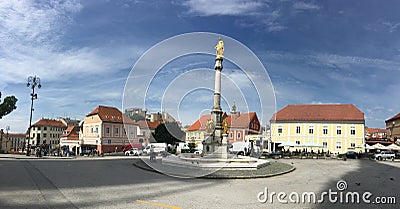 Cathedral of Zagreb Square Editorial Stock Photo