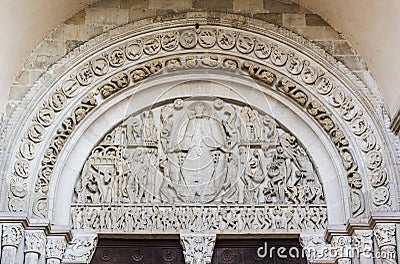 Cathedrale Saint-Lazare, Autun, France Stock Photo