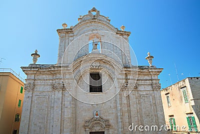 Catherdal of Molfetta. Puglia. Italy. Stock Photo