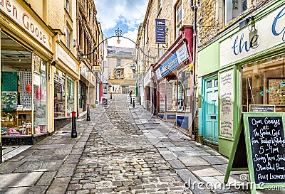 Catherine Hill in Frome, Somerset Editorial Stock Photo