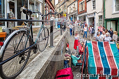 Catherine Hill, Frome, Somerset - Sunday Market Editorial Stock Photo