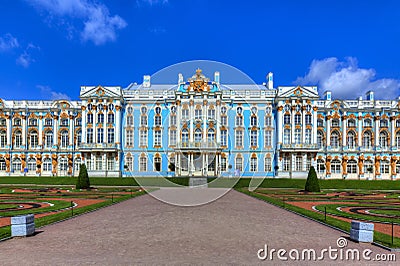 Catherine Palace, Pushkin, Saint Petersburg, Russia Stock Photo