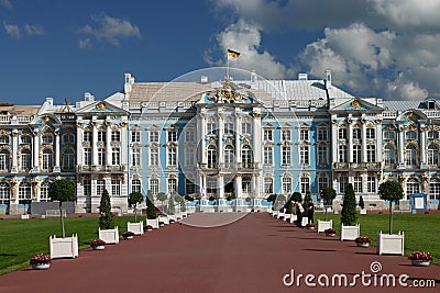 Catherine Palace, St. Petersbu Stock Photo