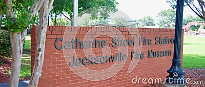 Catherine Street Fire Station, Jacksonville, Florida Editorial Stock Photo