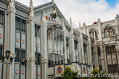 Catholic Cathedral. Manila, Philippines Stock Photo