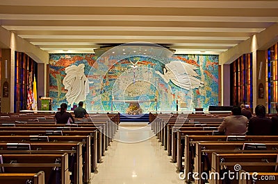 Catholic chapel Stock Photo